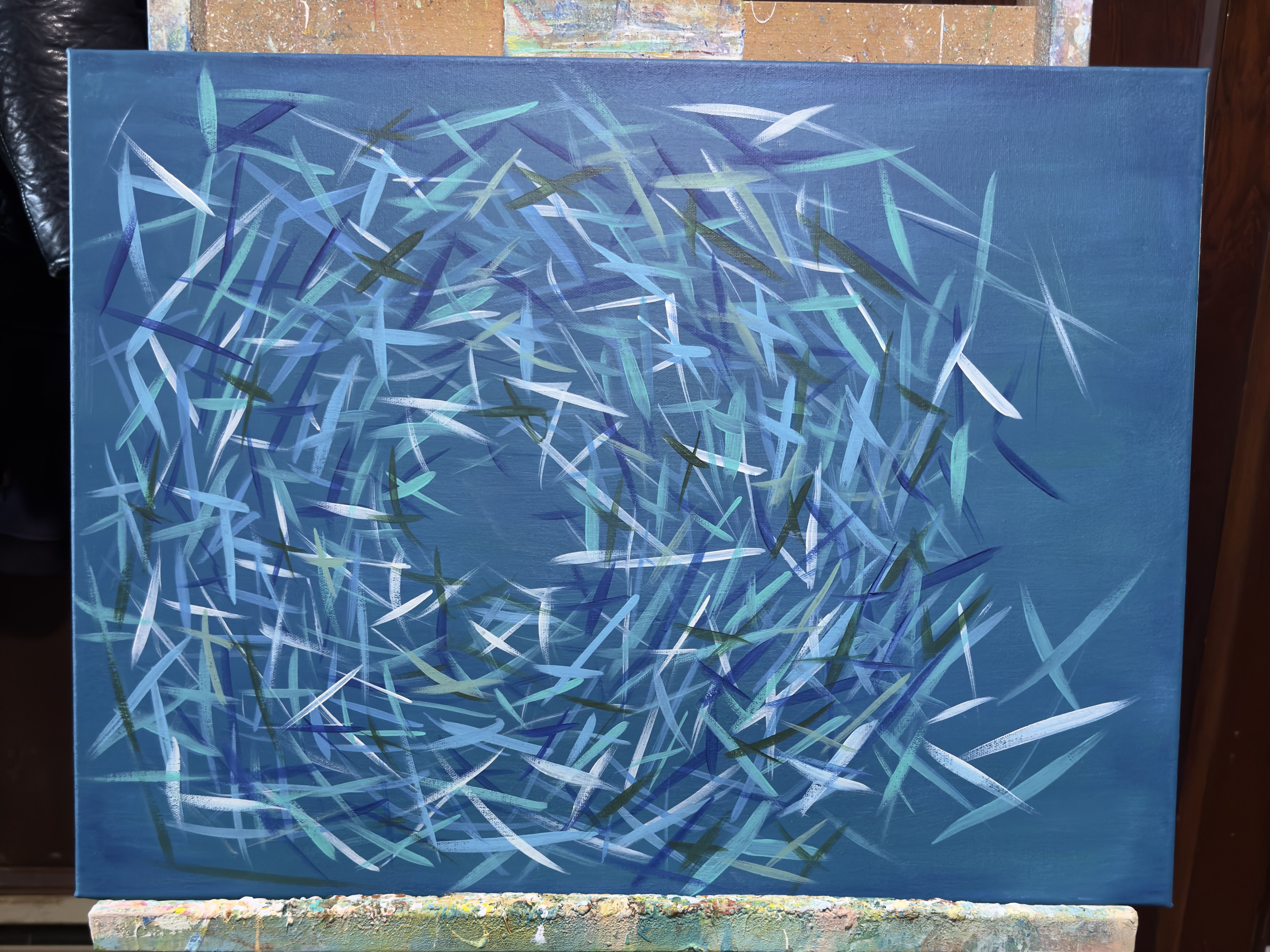 Nest Series #4, 24 x 18 acrylic on canvas